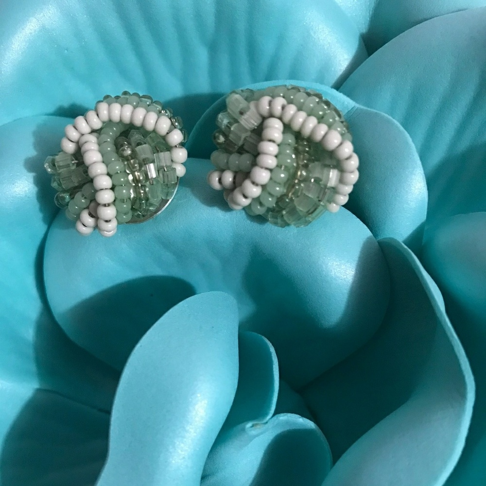 Bead Clip On Earrings